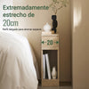 Preventa-SoBuy FBT111-N Mesita de Noche con 1 cajón Madera Natural