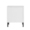 SoBuy FBT157-W Mesilla de Noche con 2 cajones Blanco 40 x 40 x 48 cm