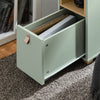SoBuy FBT161-GR Mesa Auxiliar para sofá con Cajón Verde L24xH60xD60 cm