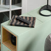 SoBuy FBT161-GR Mesa Auxiliar para sofá con Cajón Verde L24xH60xD60 cm