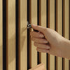 SoBuy FHK40-N Estantería de Pared Flotante de Roble con 2 Estantes y 3 Ganchos Natural 120x19x120 cm