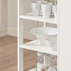 SoBuy FKW12-II-W Carrito Auxiliar de Cocina con 3 Estantes y 1 Cajón