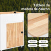 SoBuy FKW132-WN Carrito de Cocina Armario auxiliar con Rueda 70 x 40 x 90 cm Blanco
