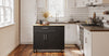 SoBuy FKW133-SCH Carrito de Cocina Mueble Auxiliar con Ruedas y Encimera Negro 99x40x85 cm