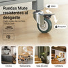 SoBuy FKW22-HG Carrito de Cocina con Tablero de Acero Inoxidable Gris
