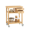 SoBuy FKW26-N Carro de Cocina con 2 cajones y 2 Estantes