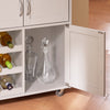 SoBuy FKW45-KA Carrito de Cocina con 3 Puertas y 1 Cajón Marrón claro