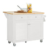 SoBuy FKW84-II-WN Carrito de Cocina Multiusos con Tablero Extensible