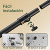 SoBuy FRG109-II-SCH Perchero Extensible con 2 Niveles Negro