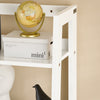 SoBuy FRG116-K-W Estanterías Librerías con 4 Estantes y 1 Cajón Blanco L44cm