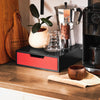 SoBuy FRG179-R Soporte para Cápsulas de Café o bolsas de té Con 1 cajón Rojo y Negro