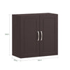 SoBuy FRG231-BR Armario de Pared con 2 Puertas Marrón