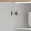 Preventa-SoBuy FRG231-L-W Mueble de Pared Armario Suspendido con 3 Puertas Blanco