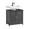 SoBuy FRG237-II-DG Mueble para Debajo del Lavabo Gris Oscuro