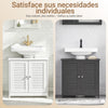 SoBuy FRG237-II-DG Mueble para Debajo del Lavabo Gris Oscuro