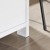 SoBuy FRG258-II-W Mesita de Noche con 2 cajones y Estante Blanco 45 x 38 x 55 cm