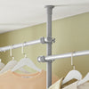 SoBuy FRG34-HG Perchero de Ropa Telescópico Altura Ajustable con 3 barras 147-198 x 200-270cm