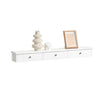 SoBuy FRG43-L-W Estantes de Pared con 3 cajones Blanco