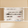 SoBuy FSB113-W Armario de Pared Blanco con Puertas Estantería de Pared con Estantes Ajustables