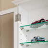 SoBuy FSB114-E-W Armario de Pared Suspendido Multiusos Blanco 68x13.5x68.5 cm
