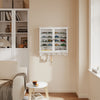 SoBuy FSB114-E-W Armario de Pared Suspendido Multiusos Blanco 68x13.5x68.5 cm
