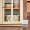 SoBuy FSB80-MI Aparador de Comedor con 3 Puertas y 1 Compartimiento Abierto Beige