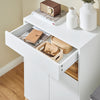 SoBuy FSB97-WN Aparador Multifuncional con 1 Cajón 1 Compartimento y 2 Puertas L60xP34xH85 cm