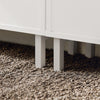 SoBuy FSR151-W Zapatero Estrecho con 2 Solapas Blanco 50 x 19 x 91 cm