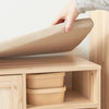 Preventa-SoBuy FSR163-N Banco Zapatero con 2 Puertas y 2 estantes Madera Natural