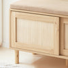 Preventa-SoBuy FSR163-N Banco Zapatero con 2 Puertas y 2 estantes Madera Natural