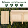Preventa-SoBuy FSR163-N Banco Zapatero con 2 Puertas y 2 estantes Madera Natural