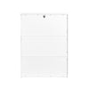 SoBuy FSR165-K-W Zapatero con 2 solapas Blanco 61 x 26 x 81 cm