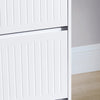 SoBuy FSR165-K-W Zapatero con 2 solapas Blanco 61 x 26 x 81 cm