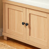 SoBuy FSR188-N Banco Zapatero 3 Puertas y 4 Compartimentos Abiertos L104 x D35 x H47 cm Natural