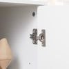 SoBuy FSR190-WN Zapatero con 3 Puertas y 1 cajón 80x34x85 cm Blanco