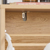 SoBuy FSR200-II-N Zapatero Entrada Recibidor Mueble de Madera con 2 Cajones Abatibles