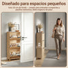 SoBuy FSR213-N Zapatero Estrecho Madera 24cm Diseño nórdico
