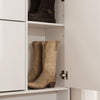 SoBuy FSR220-W Zapatero Estrecho 24 cm Diseño Nórdico para Entrada