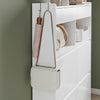 SoBuy FSR224-E-W Mueble Zapatero Ultra Delgado con 4 Puertas y 2 Cajones Blanco 98x19x120 cm