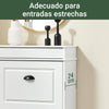 SoBuy FSR78-WG Zapatero Estrecho con 2 Solapas y 1 Cajón acabado Madera Blanca 54x24x82cm