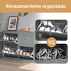 Preventa-SoBuy FSR79-HG Zapatero estrecho con 4 solapas Gris