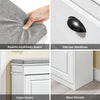 SoBuy FSR82-K-WG Banco Zapatero con 1 Cajón y 1 Solapa | Madera Envejecida Blanca