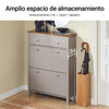 Preventa-SoBuy FSR89-KA Zapatero Entrada Recibidor con Cajón y 2 solapas para 12 Pares Marrón Claro
