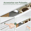 SoBuy FSR94-WG Zapatero Estrecho para Entrada y Recibidor 3 Solapas Madera Envejecida Blanca