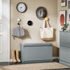 SoBuy FSR98-L-HG Banco Zapatero con 1 Solapa Gris 80 x 26 x 45 cm