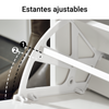 Preventa-SoBuy FSR98-L-W Banco Zapatero con 1 Solapa Blanco 80 x 26 x 45 cm