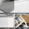 SoBuy FSR98-W Banco Zapatero con 1 solapas Blanco 60x26x46cm