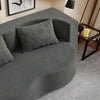 SoBuy FST101-DG Sofá cama 2 plazas convertible en gris oscuro Multifuncional para espacios pequeños
