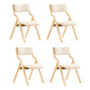 SoBuy FST40-Wx4 Lote de 4 Silla Plegable 48x58x78 cm Beige