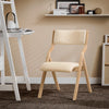 SoBuy FST40-W Silla Plegable de madera Beige